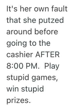 Screenshot 2025 06 10 at 6.46.50 PM Store Was Not Legally Allowed To Sell Alcohol After 8pm, But One Customer Seemed To Think All She Had To Do Was Enter The Store Before 8pm